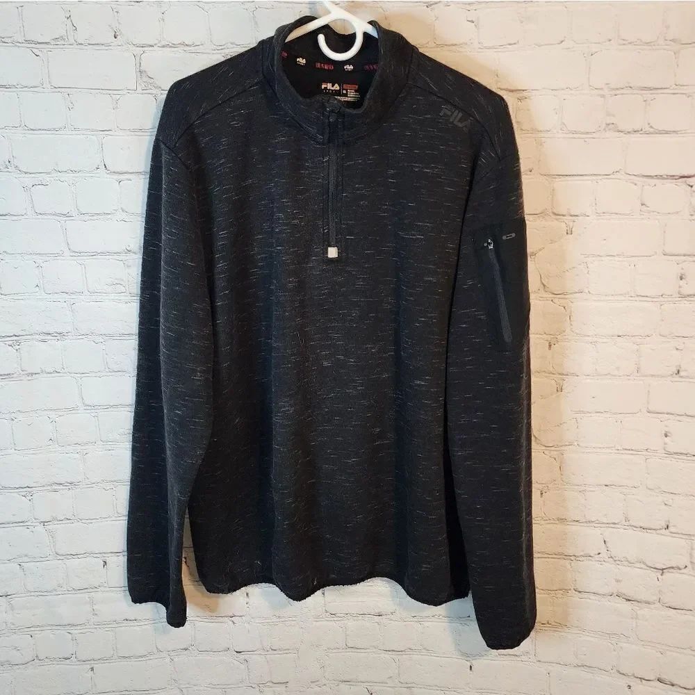 Men's Fila Sport zip-up fleece sweater, size XXL